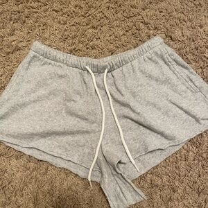 GREY SWEAT SHORTS - SIZE SMALL